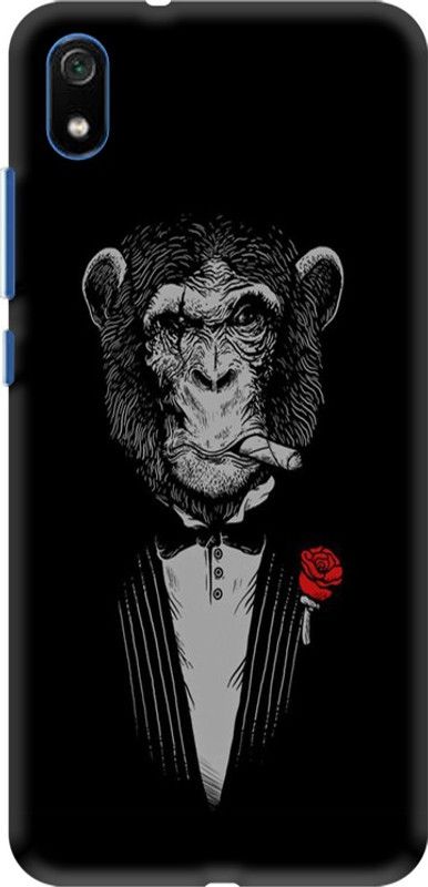 PNBEE Back Cover for Xiaomi Redmi 7A- Monkey Print Mobile Case Cover  (Multicolor, Hard Case, Pack of: 1)