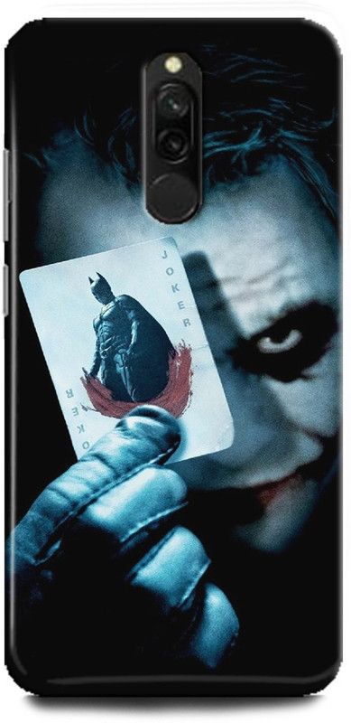 WallCraft Back Cover for Mi Redmi 8 Joker, Batman, Heath ledger joker, Dark Knight, Why So Serious  (Multicolor, Dual Protection, Pack of: 1)