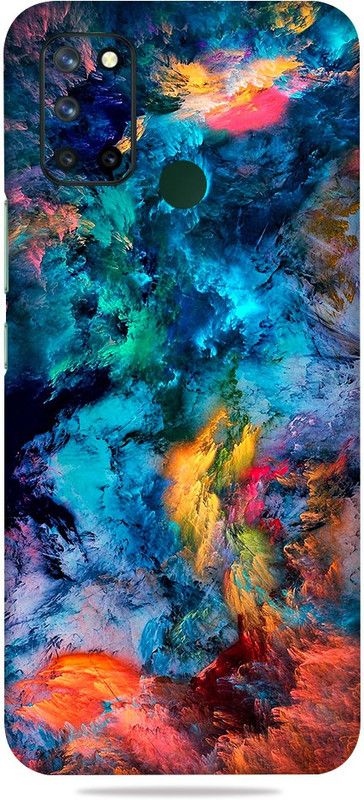 Gizmo Wraps Realme 7i, Colorful Clouds Mobile Skin  (Multicolor)