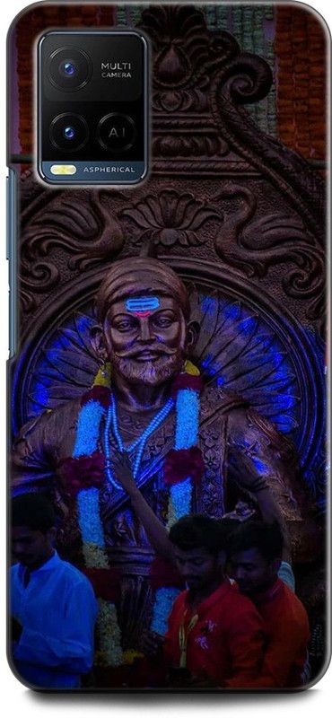 KEYCENT Back Cover for Vivo Y21A, V211 SHIVAJI, CHATRAPATI SHIVAJI MAHARAJ  (Multicolor, Shock Proof, Pack of: 1)