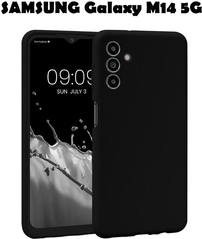 Aaralhub Back Cover for SAMSUNG Galaxy M14 5G, (CH)  (Black, Camera Bump Protector, Pack of: 1)
