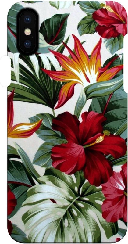 #Uncultured Back Cover for Apple iPhone X, Apple iPhone XS - Digital Flower Print  (Multicolor, Hard Case, Pack of: 1)