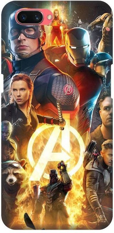 URCHIN Back Cover for Realme 1 Avengers, infinity wars, end game, superheros, iron man  (Multicolor, Shock Proof, Pack of: 1)