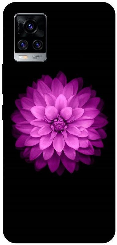 URCHIN Back Cover for Vivo V20 iphone flower,neon,flowers, roses, floral, tropical, natural  (Multicolor, Shock Proof, Pack of: 1)