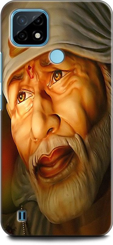 KEYCENT Back Cover for Realme C21Y, RMX3261 OM SAI BABA, OM SAI, OM SAI RAM, SAIBABA, GOD  (Multicolor, Pack of: 1)