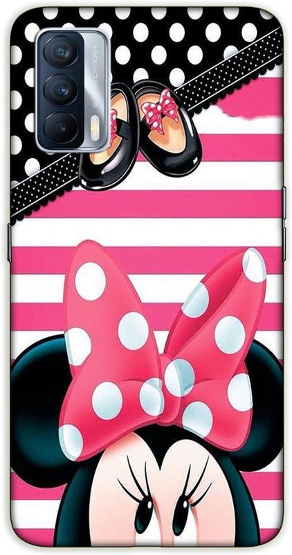 iprinto Back Cover for Realme X7 mickey mouse Back Cover  (Pink, Hard Case, Pack of: 1)