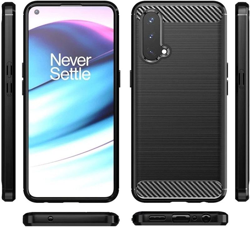 Lilliput Back Cover for Oneplus Nord Ce 5G  (Black, Pack of: 1)