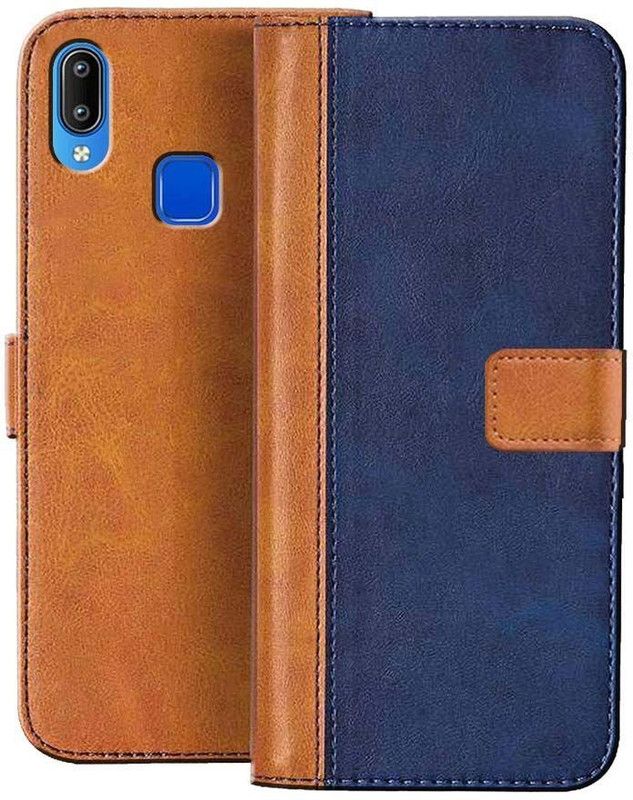 Urban Tech Flip Cover for Vivo Y91 Y93 Y95Flip Case | Magnetic Closure | Shock Proof Wallet Flip Cover  (Multicolor, Magnetic Case, Pack of: 1)
