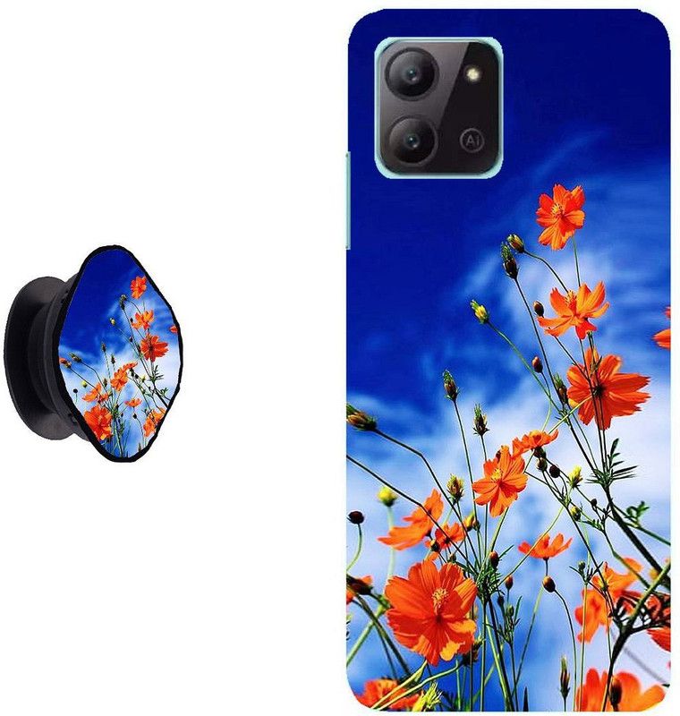 SPBR Back Cover for Infinix Hot 11 2022  (Multicolor, Cases with Holder, Pack of: 2)