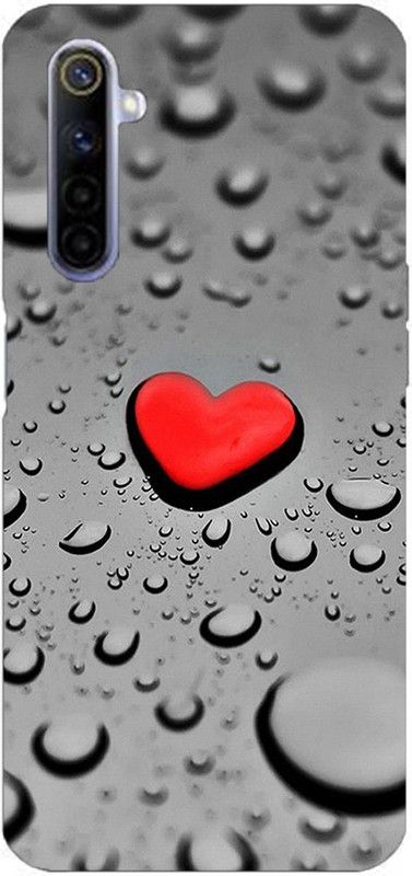 METOO Back Cover for Realme 6 Pro, Love , Heart, Print : 133  (Multicolor, Dual Protection, Silicon)