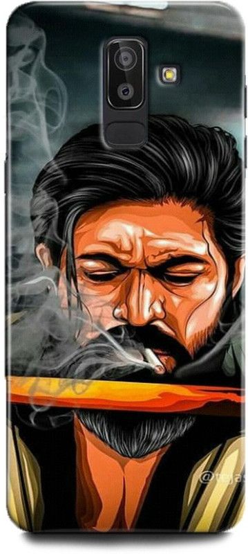 Afterglow Back Cover for SAMSUNG Galaxy J8 KGF, ROCKY BHAI, YASH, NAVEEN KUMAR GOWDA, SOUTH STAR  (Multicolor, Shock Proof, Pack of: 1)