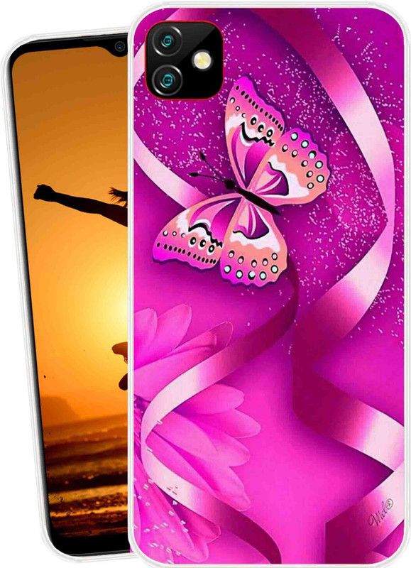 Mkprint Back Cover for Gionee Max Pro  (Pink, Silicon)