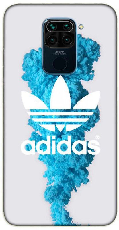 iprinto Back Cover for Mi Redmi Note 9 Adidas logo Back Cover  (White, Hard Case, Pack of: 1)