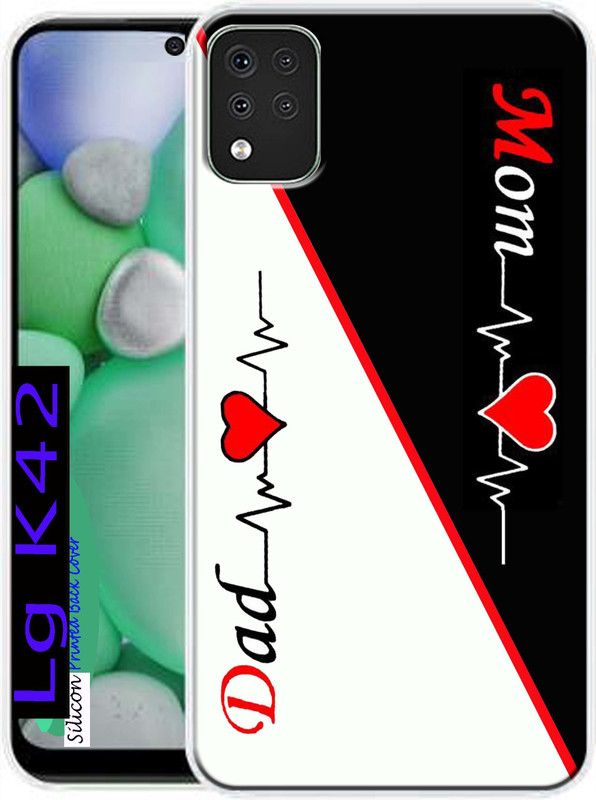 HEXAcase Back Cover for LG K42, LG K42 Mobile Back Cover  (Multicolor, Dual Protection, Silicon, Pack of: 1)