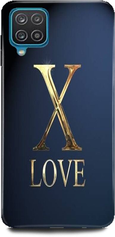 Ignite Back Cover for SAMSUNG Galaxy F12, X letter X alphabet X love X name  (Multicolor, Hard Case, Pack of: 1)