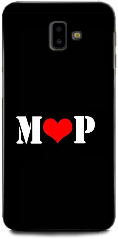 Afterglow Back Cover for SAMSUNG Galaxy J6 Plus M P, M LOVES P, NAME, LETTER, ALPHABET, MP LOVE, HART  (Multicolor, Shock Proof, Pack of: 1)