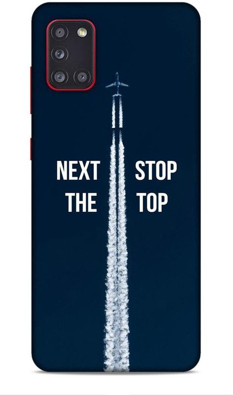 Samsidhi Back Cover for Samsung Galaxy A31  (White, Blue, Waterproof)