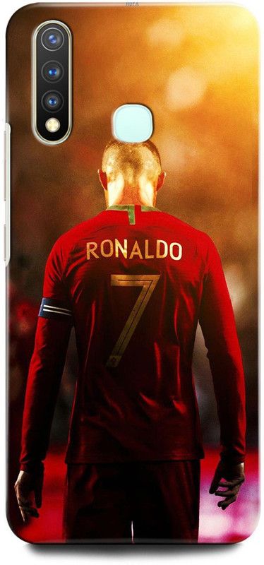 ORBIQE Back Cover for Vivo Y19 1915/PD1934F_EX CRISTIANO RONALDO, RONALDO 7, CR, 7, FOOTBALL, SPORTS, REAL MADRID  (Multicolor, Hard Case, Pack of: 1)