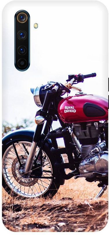 Zaplab Back Cover for Realme 6i, RMX2002 Classic Royal enfield,Bullet Bike Printed Back Cover  (Multicolor, Waterproof, Pack of: 1)