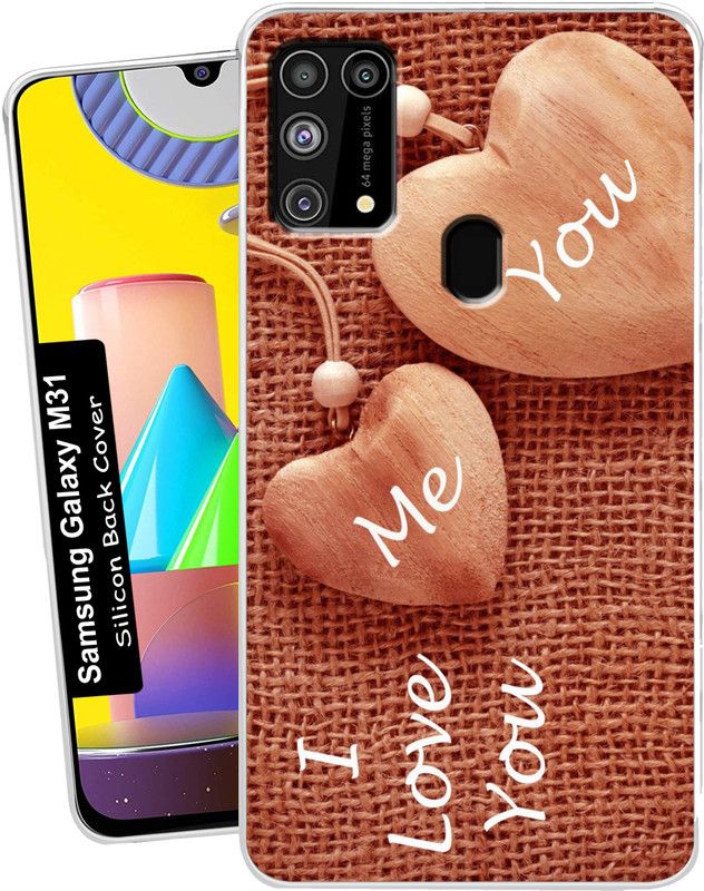 ChetraStore Back Cover for Samsung Galaxy M31  (Brown, Waterproof, Silicon)