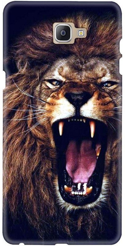 Smutty Back Cover for Samsung Galaxy A9 Pro, SM-A9100, SM-A910F, SM-A910F - Angry Lion Print  (Multicolor, Hard Case, Pack of: 1)