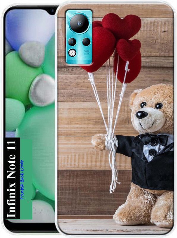 SKYBRUFAN Back Cover for Infinix Note 11  (Multicolor, Dual Protection, Silicon, Pack of: 1)