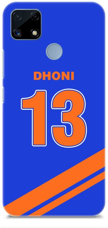 Chiraiyaa Back Cover for realme C25s  (Blue, Orange)