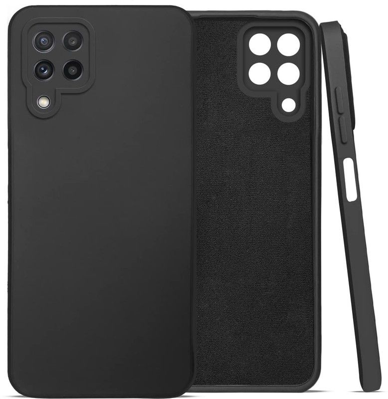PStuff Back Cover for Samsung Galaxy A12, Samsung M12 5G  (Black, Matte Finish, Pack of: 1)