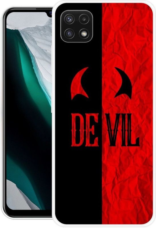 vaidik Back Cover for Samsung Galaxy F42 5G  (Black, Red, Dual Protection, Silicon, Pack of: 1)