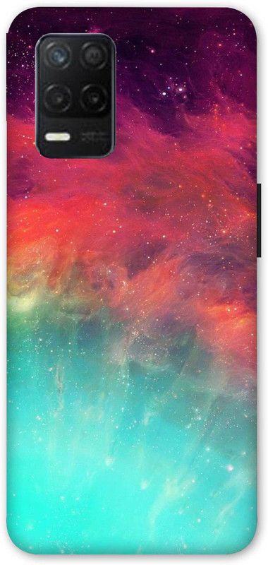NDCOM Back Cover for Realme Narzo 30 5G Colourful Explosion Printed  (Multicolor, Hard Case, Pack of: 1)