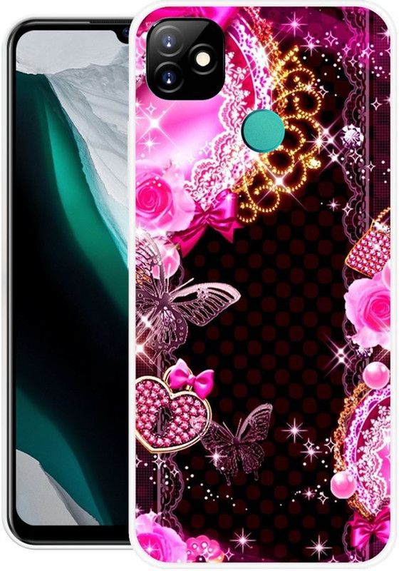 SUPER CASE Back Cover for Itel Vision 1  (Multicolor, Grip Case, Silicon)