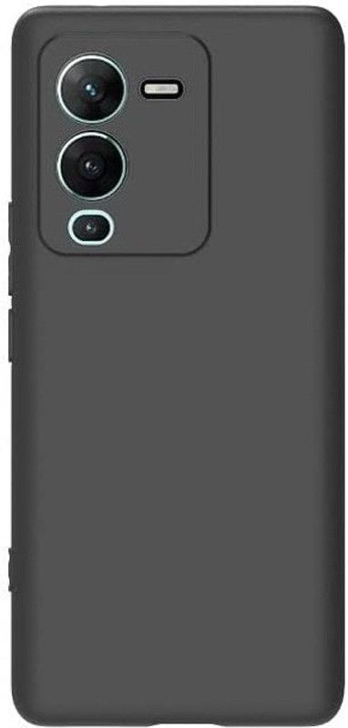 Caseline Back Cover for vivo V25 Pro , vivo V25 Pro 5G ,Vivo V25 Pro ,Vivo V25 Pro 5G  (Black, Grip Case, Silicon, Pack of: 1)