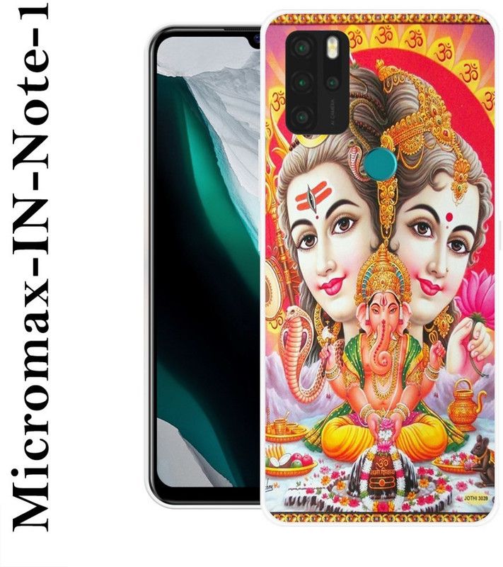 REALKING Back Cover for Micromax in Note 1  (Multicolor, Silicon)