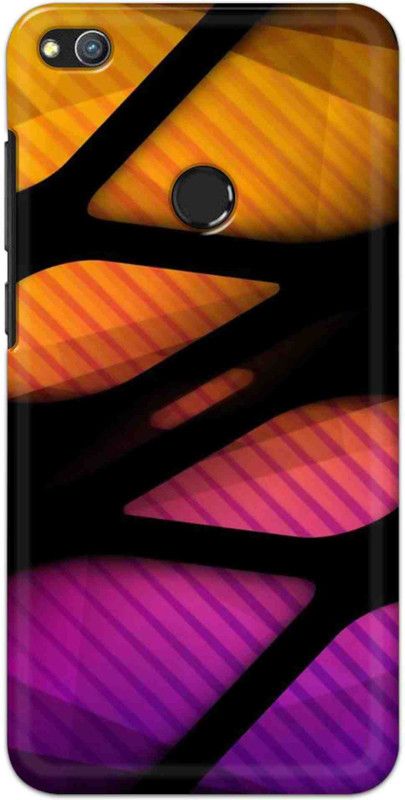 NDCOM Back Cover for Honor 8 Lite Yellow Orange Printed  (Multicolor, Hard Case, Pack of: 1)