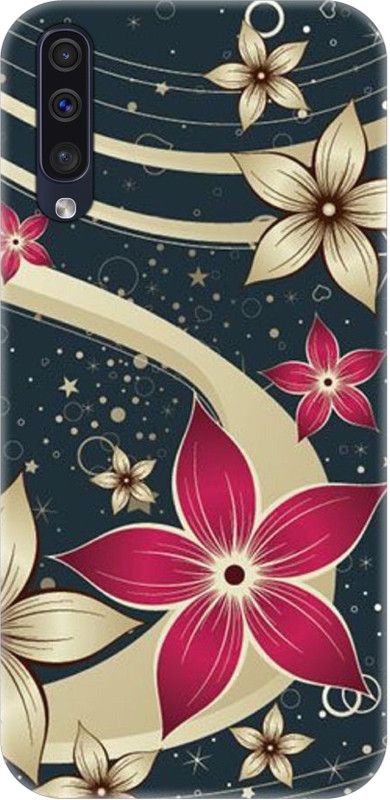 Smutty Back Cover for Samsung Galaxy A70, SM-A705GM - Flower Print  (Multicolor, Hard Case, Pack of: 1)