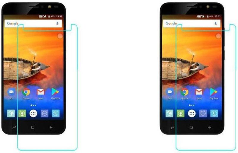 Trusta Impossible Screen Guard for ivoomi 2  (Pack of 2)