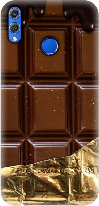Smutty Back Cover for Honor 8X - Chocolate Print  (Multicolor, Hard Case, Pack of: 1)