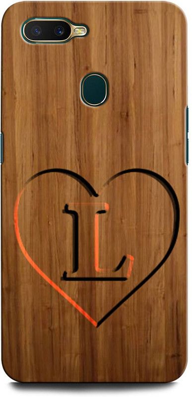 ORBIQE Back Cover for OPPO A5s 1909 L, L LETTER, L DESIGN, L ALPHABET, L NAME  (Multicolor, Hard Case, Pack of: 1)