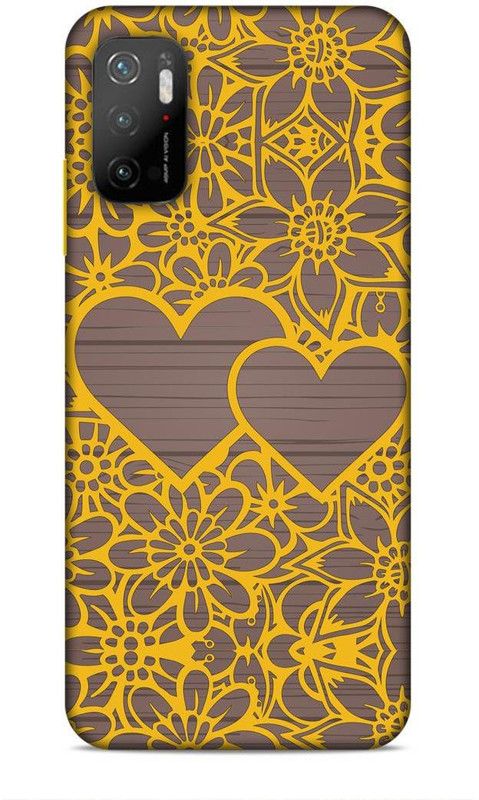 Keviv Back Cover for Poco M3 Pro 5G  (Grey, Yellow, 3D Case, Pack of: 1)