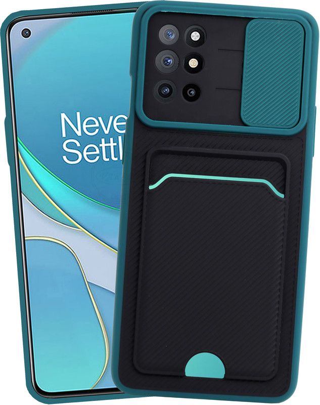 VAKIBO Back Cover for Oneplus 8T  (Green, Shock Proof)