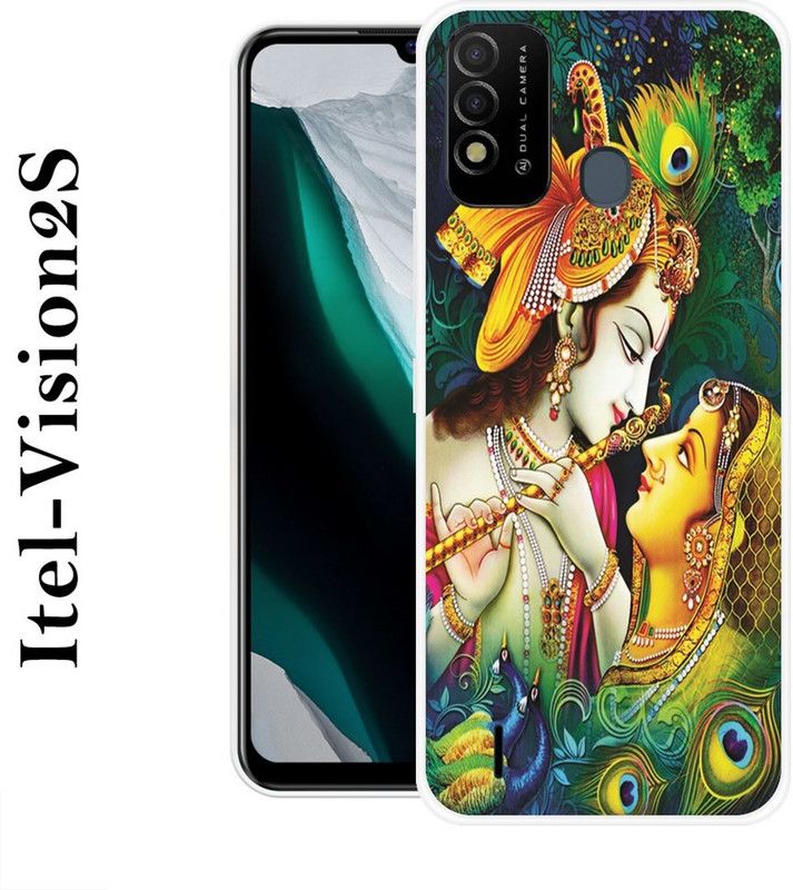 redfly Back Cover for Itel Vision 2s  (Multicolor, Grip Case, Silicon)