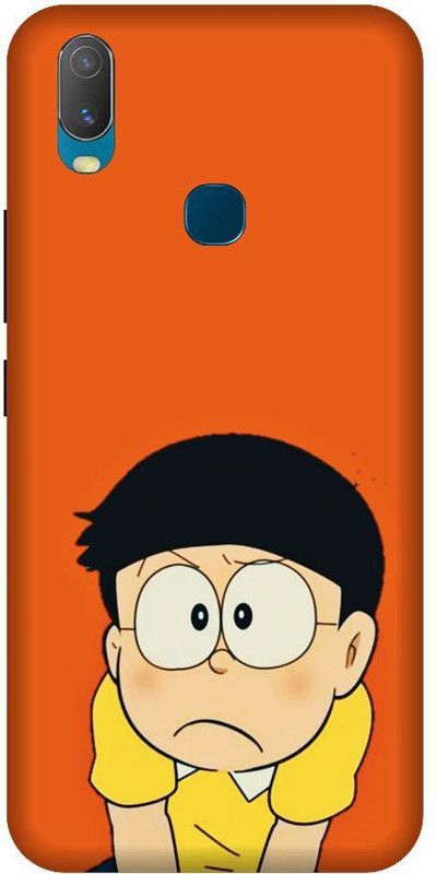 URCHIN Back Cover for Vivo Y11 Nobita, doraemon, cartoon, cute, funny  (Multicolor, Shock Proof, Pack of: 1)