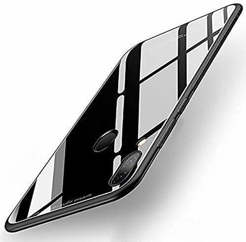 Yebhi Online Back Cover for Xiaomi Redmi Note 7 |Premium Quality Glass| Stunning Look| Slim Fit  (Black, Grip Case, Pack of: 1)