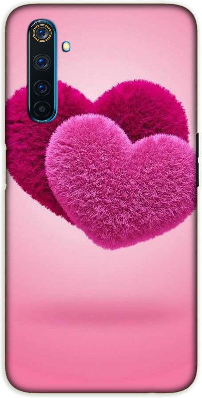 iprinto Back Cover for Realme 6 Pro Love Back Cover  (Pink, Hard Case)