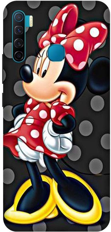 itrusto Back Cover for Infinix S5 , Infinix S5 Minnie Mouse BACK COVER  (Multicolor, Hard Case, Pack of: 1)