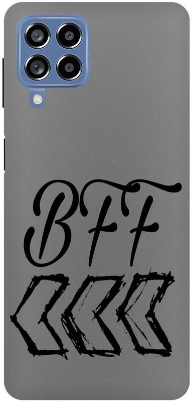 THE NARAYANA COLLECTIONS Back Cover for SAMSUNG GALAXY M53-BFF,BEST,FRIENDS,FOREVER,LOGO  (Multicolor, Hard Case, Pack of: 1)