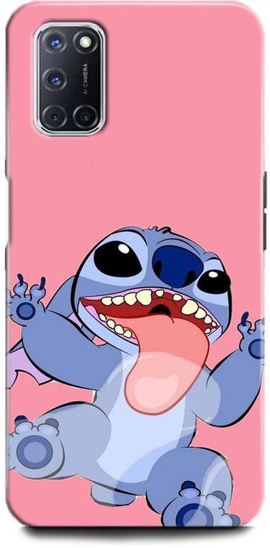 Afterglow Back Cover for Oppo A52 STITCH, CARTOON, COLOUR, CUTE, COLOURFULL  (Multicolor, Shock Proof, Pack of: 1)