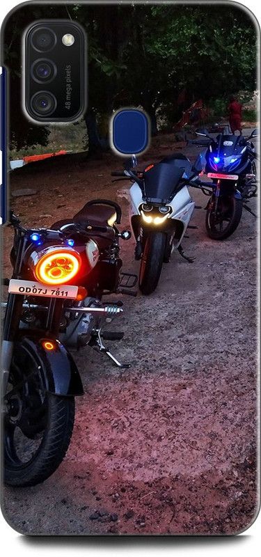 Afterglow Back Cover for SAMSUNG Galaxy M21 KTM DUKE, KTM, PRINCE,BIKE, RACING BIKE,  (Multicolor, Shock Proof, Pack of: 1)
