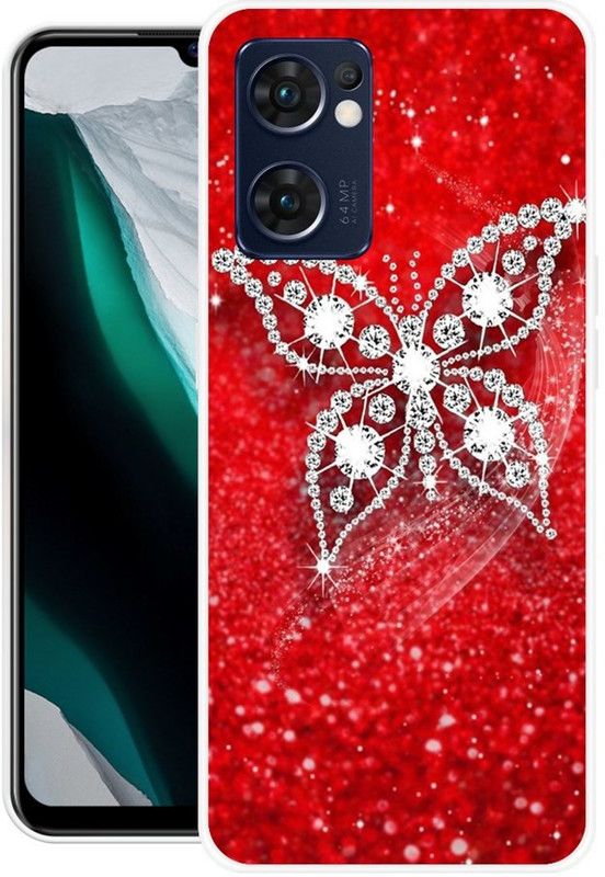 KLC Back Cover for Oppo Reno7 5G  (Multicolor, Grip Case, Silicon)