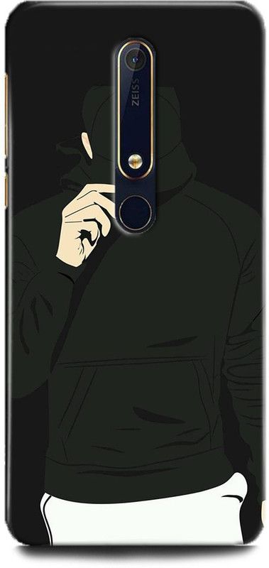 WallCraft Back Cover for Nokia 6.1 / TA-1089 BOSS, MAN, DARK, STYLE, ABSTRACT, TEXTURE  (Multicolor, Dual Protection, Pack of: 1)